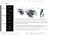 Tablet Screenshot of miguelgrassi.com.ar